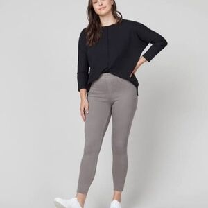 SPANX DISTRESSED SKINNY JEANS VINTAGE GREY Medium